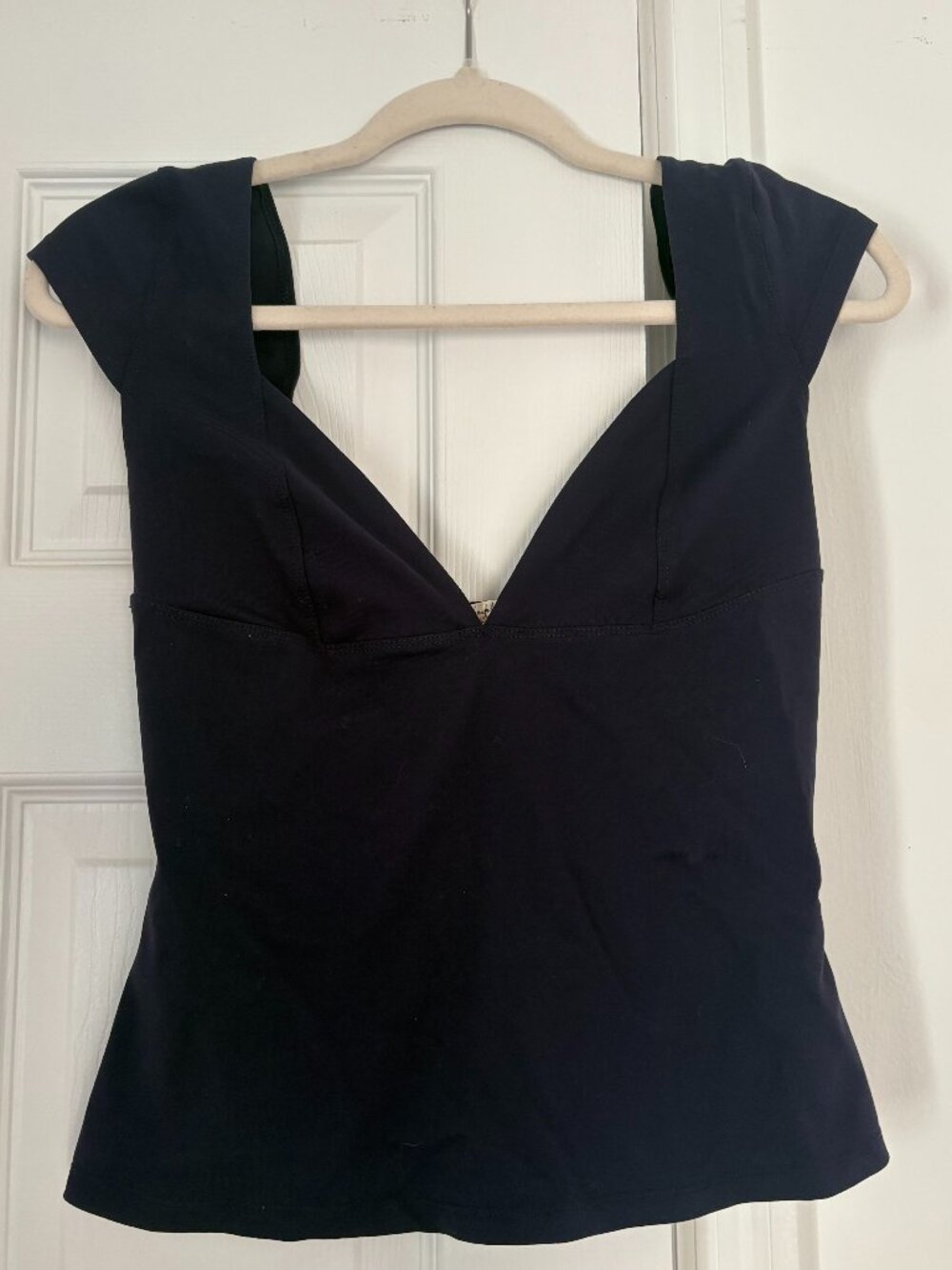 Free People Navy Blue Top